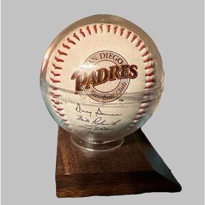 Vintage San Diego Padres Autographed Baseball Mgr Jack McKeon 1990 39 Signatures